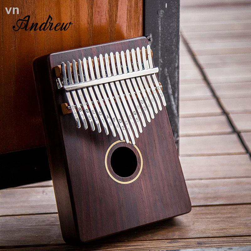 = andrew andrew 17-Tone Ngón Tay Cái Piano Tiện Lợi Kalimba Kalimba Kalimba Kalimba Ngón Tay Người M