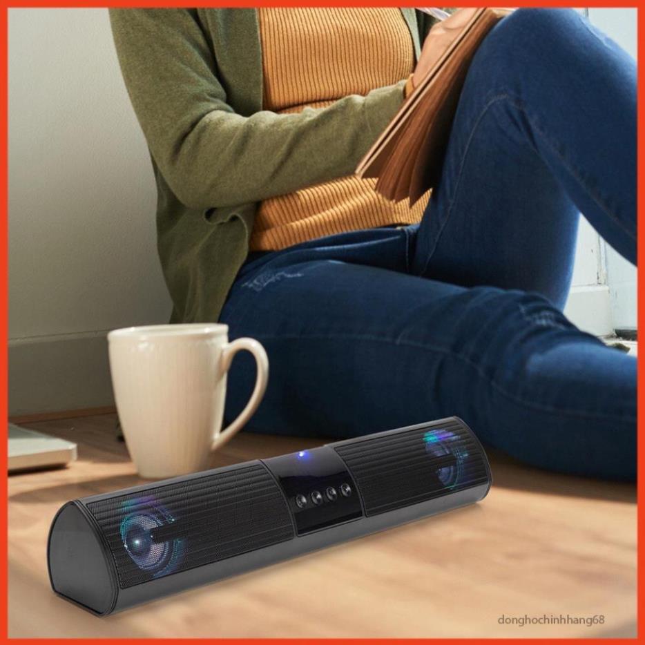 Loa Bluetooth Wireless Speaker A2 Dáng Dài, Loa Không Dây Có Đèn Led Âm Thanh Hay Bass Khỏe Có Đài FM, Bảo Hành 12 Tháng