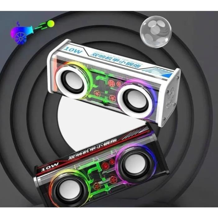 Loa Bluetooth Mini Để Bàn A88 Công Suât 10W Âm Thanh Hay Bass Mạnh Thiết Kế Đèn Led Nháy Theo Nhạc, Bảo Hành 12 Tháng