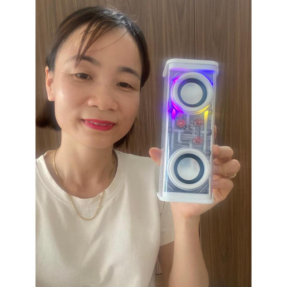 Loa Bluetooth Mini Để Bàn A88 Công Suât 10W Âm Thanh Hay Bass Mạnh Thiết Kế Đèn Led Nháy Theo Nhạc, Bảo Hành 12 Tháng