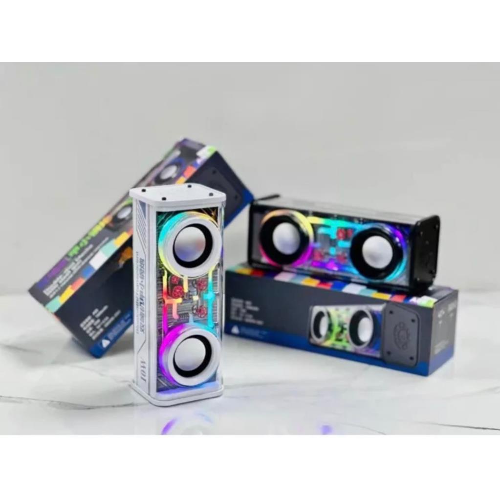 Loa Bluetooth Mini Để Bàn A88 Công Suât 10W Âm Thanh Hay Bass Mạnh Thiết Kế Đèn Led Nháy Theo Nhạc, Bảo Hành 12 Tháng