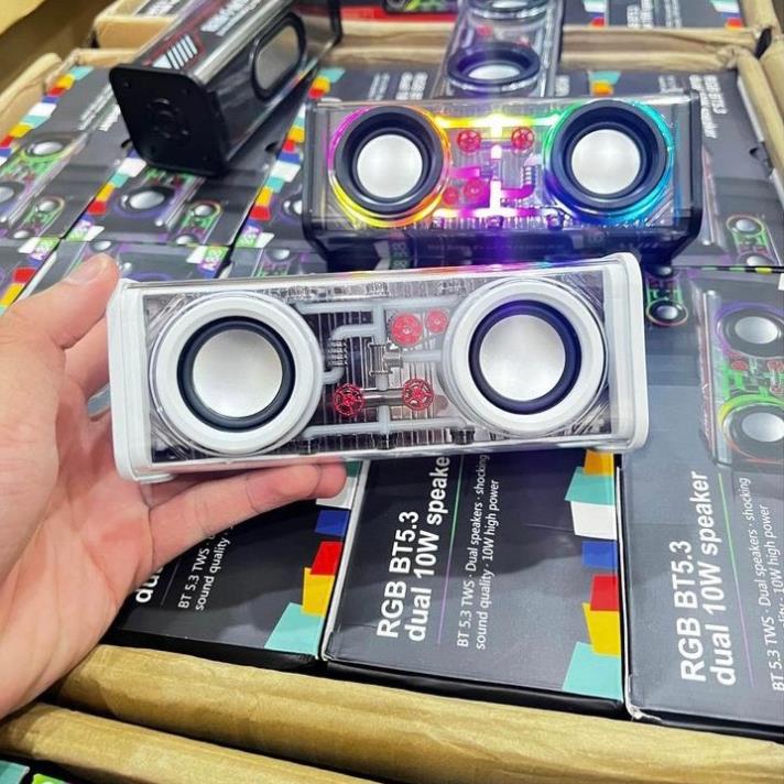 Loa Bluetooth Mini Để Bàn A88 Công Suât 10W Âm Thanh Hay Bass Mạnh Thiết Kế Đèn Led Nháy Theo Nhạc, Bảo Hành 12 Tháng