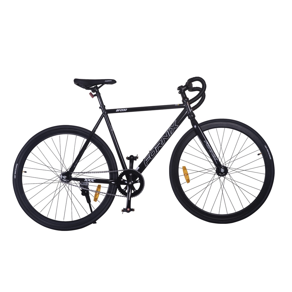 Xe Đạp Fixed Gear Fornix BF200 tay cong-Bình +Gọng Nước + Dầu Sên Xe+Bộ Dụng Cụ lắp ráp+Straps