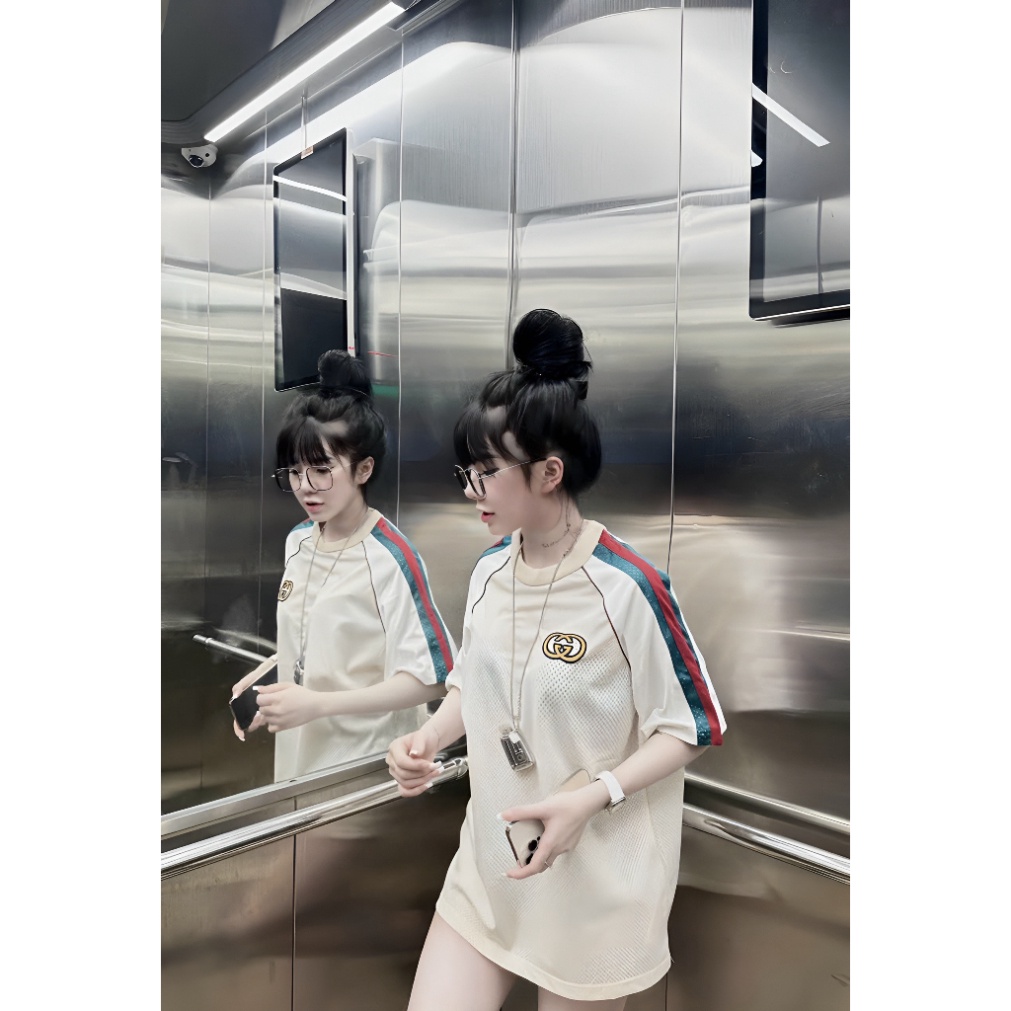 Áo thun, áo phông gucci Lưới  Andree Right Hand vải mesh Lưới