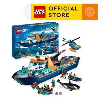 [Mã LIFEMC06DBAU giảm 50k đơn 350k] LEGO City 60368 Đồ chơi lắp ráp Tàu thám hiểm bắc cực (815 chi tiết)