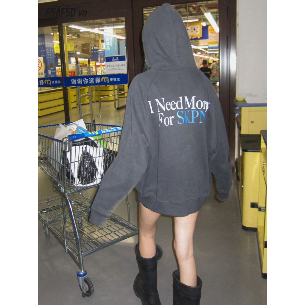 Áo hoodie In Hình Thời Trang Năng Động Cho Nữ
