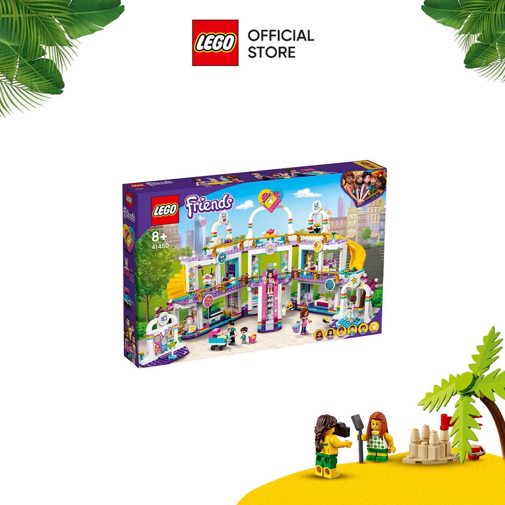 [Mã LEGO24802 giảm 12% đơn 1299K] LEGO FRIENDS 41450 Trung Tâm Mua Sắm Heartlake (1032 Chi tiết) Đồ chơi cho bé gái