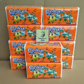 Combo 10 gói rút lụa cao cấp cellox 300 tờ 3 lớp - siêu mịn và dai