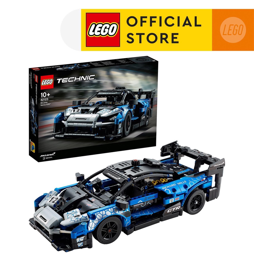 [Mã LEGOSPT10 giảm 10% đơn 999K] LEGO TECHNIC 42123 Siêu Xe Mclaren Sen GTR ( 830 Chi tiết)