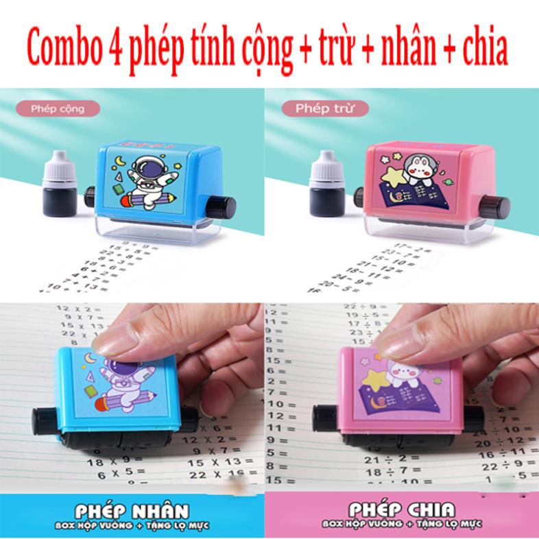 Máy Tạo Phép Tính Cộng Trừ Nhân Chia Ngẫu Nhiên Cho Bé - Con Lăn Tạo Phép Tính Đơn Giản Cho Bé Học Toán Phạm Vi 100