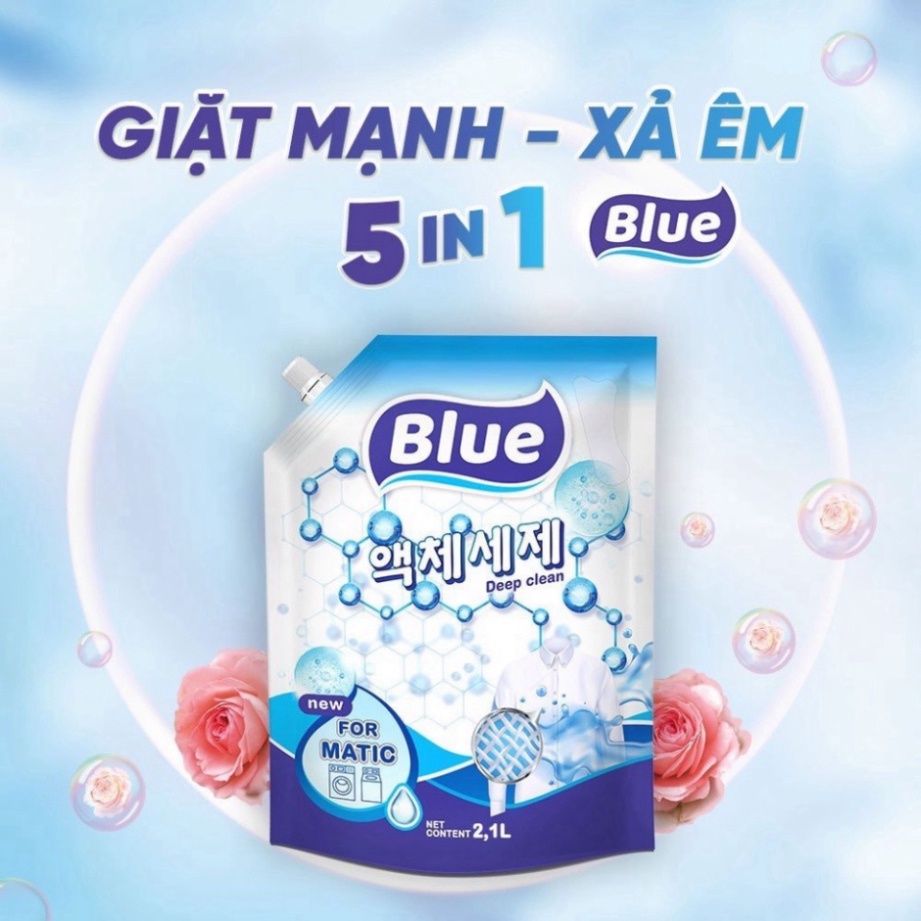 Nước Giặt Hàn Quốc Blue Deep Clean 2100ml  Chính Hãng 1