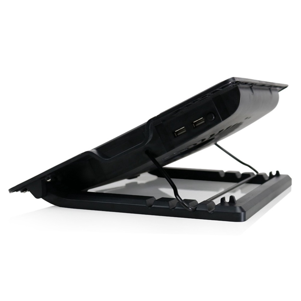Đế Tản Nhiệt Laptop N99  cho laptop từ 13.3 đến 17 inch 2 Fan , Đế Nâng 45 Độ