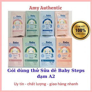  Đủ số Gói dùng thử Sữa Dê Baby Steps xuất xứ New Zealand 