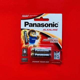 Vỉ 2 viên Pin Đũa AAA Panasonic Alkaline LR03T-2B chính hãng