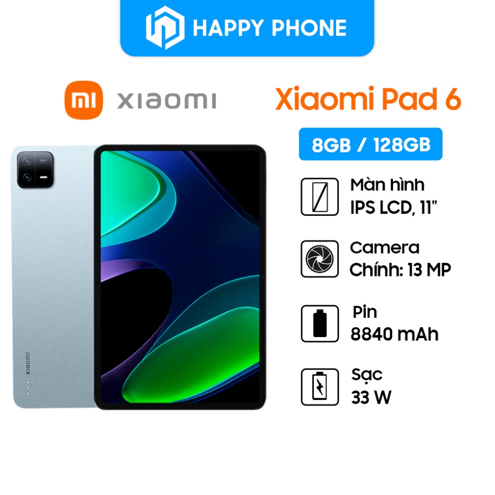 Máy Tính Bảng Xiaomi Pad 6 - Hàng Chính Hãng, Mới 100%, Nguyên seal