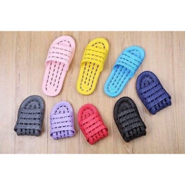 Dép đi trong nhà tắm văn phòng xốp lỗ siêu bền, siêu nhẹ ,