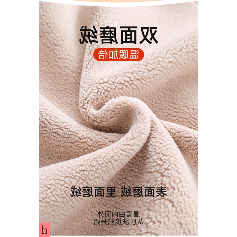 Quần Legging cotton Lót Lông Cừu Dày Dặn Giữ Nhiệt Thời Trang Mùa Đông Cho Nam