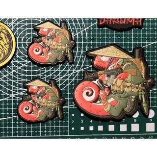 Patch tắc kè mini velcro. Kích thước 5x5cm