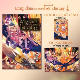 Kèm poster a3 - công chúa ngủ trong lâu đài quỷ - tập 1 - fen's store notebook