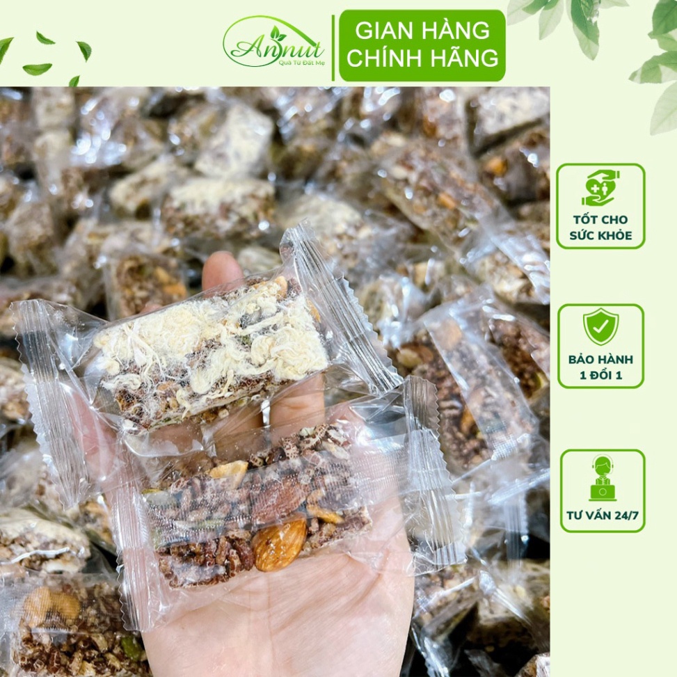 Bánh gạo lứt chà bông, thanh gạo lứt vị chà bông - ăn kiêng, giảm cân, healthy 500g - XTA
