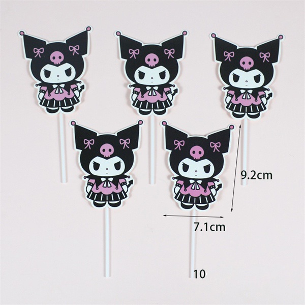 Set 10 que cắm Kuromi số 5