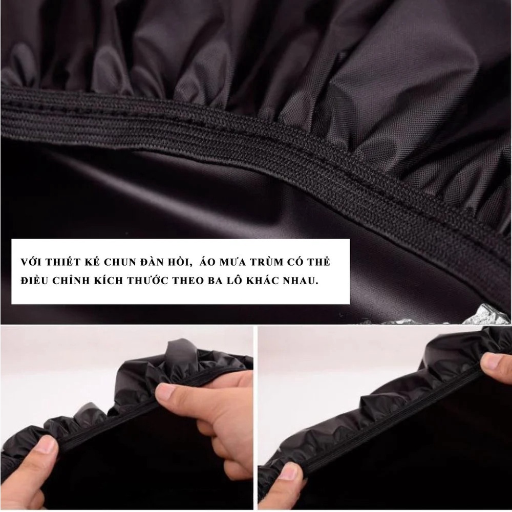 Túi Trùm Balo Đi Mưa Chống Mưa Chống Thấm Nước  - Áo Trùm Đi Mưa Cho Balo Chống Nước