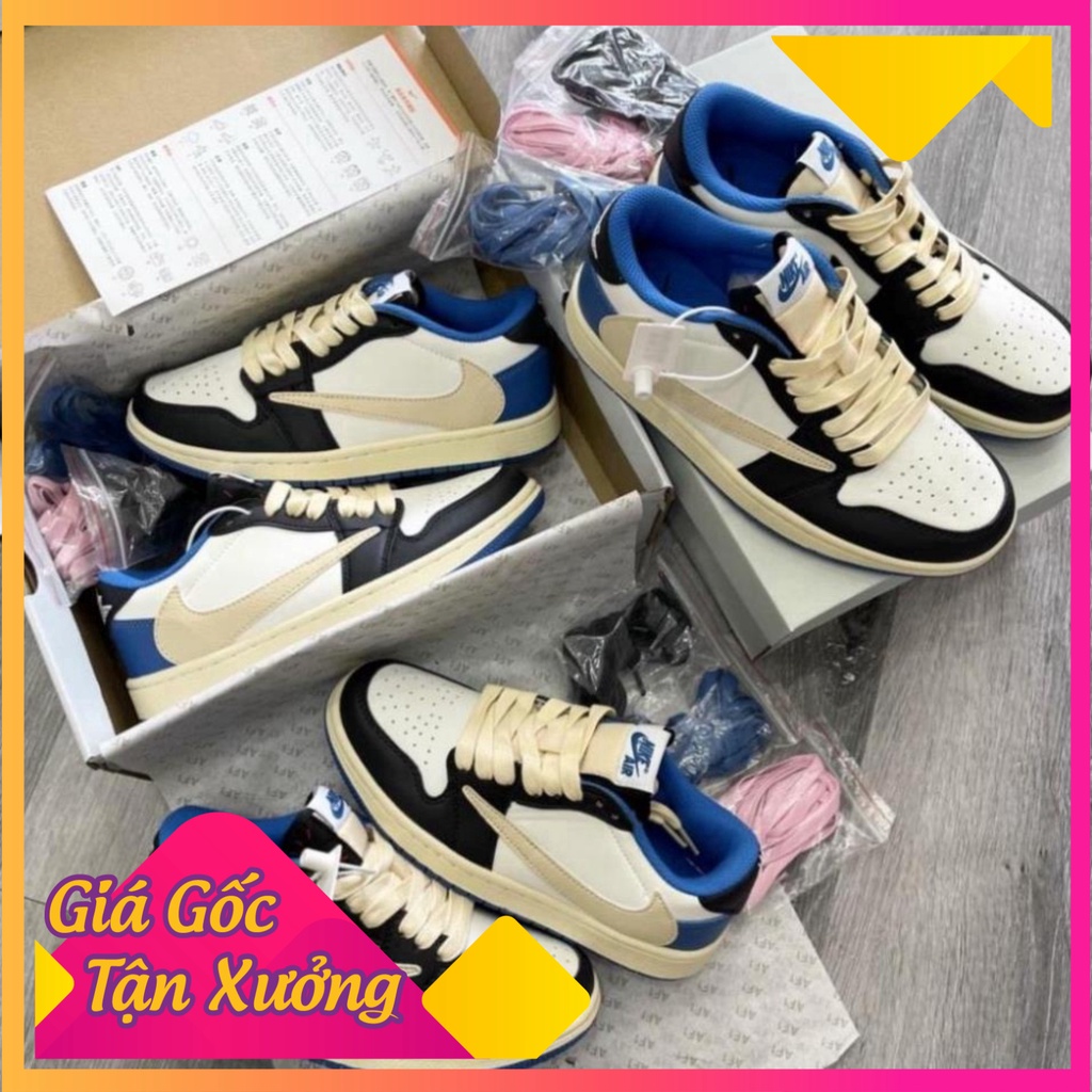 GIÀY JORDAN 1 LOW FRAGMENT DESIGN X TRAVIS SCOTT-Giày Sneaker Travis Scott x Air Jordan 1 Low 2 Màu