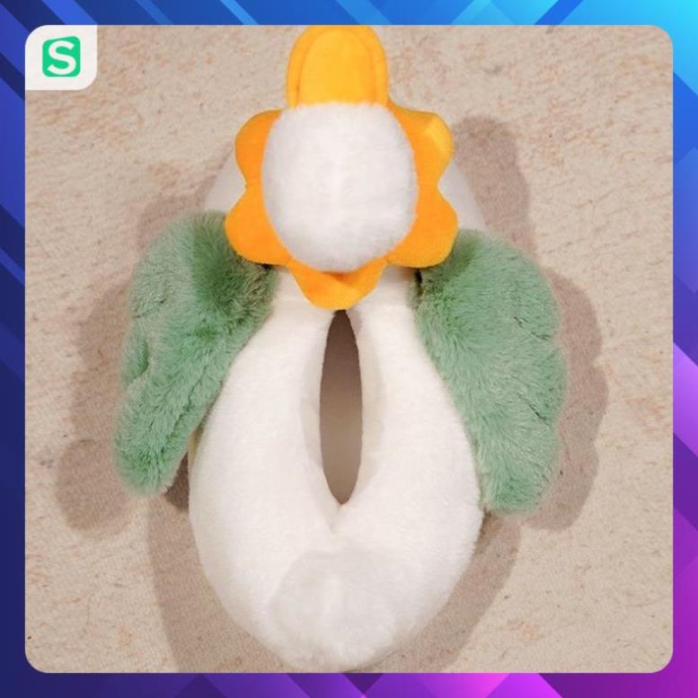 HOT HOT! Dép Bông Mang Trong Nhà Siêu Ấm Hình Chú Vịt Cute Dành Cho Nam Nữ 2022