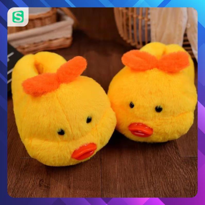 Dép Bông Hình Chú Vịt Đáng Yêu Fullsize Từ 35-42 Hot Hit 2023 Mã 02