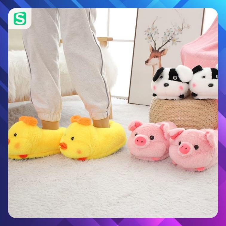 Dép Bông Hình Chú Vịt Đáng Yêu Fullsize Từ 35-42 Hot Hit 2023 Mã 02