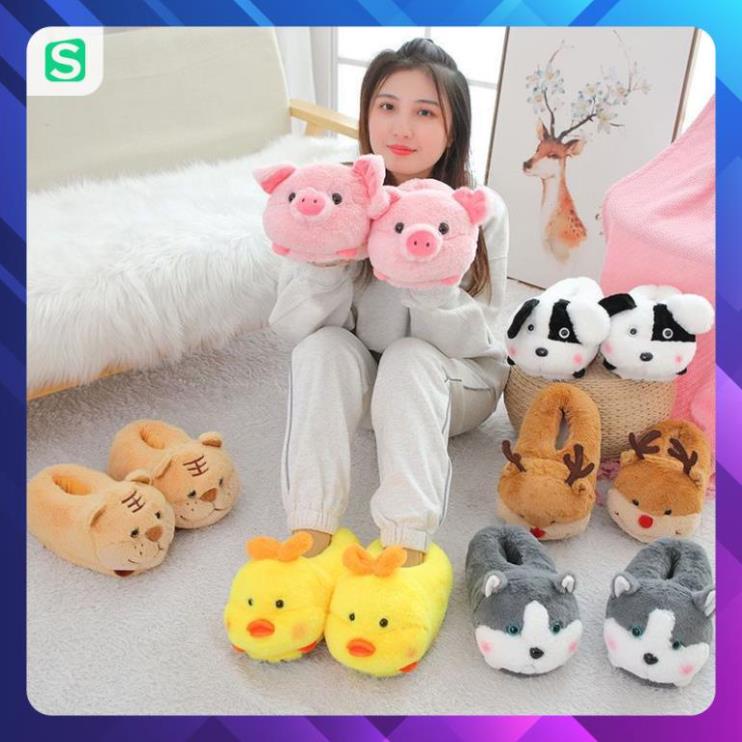 Dép Bông Hình Chú Vịt Đáng Yêu Fullsize Từ 35-42 Hot Hit 2023 Mã 02