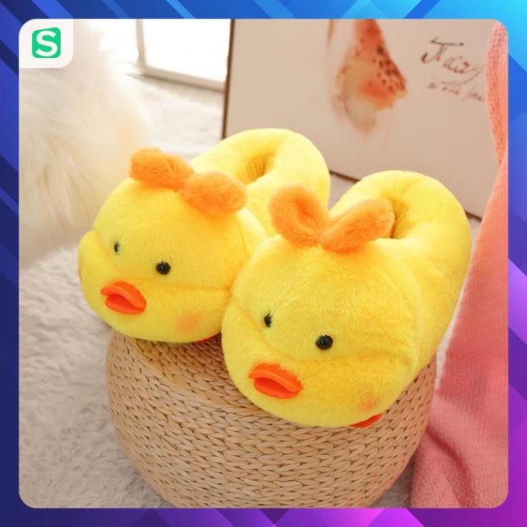 Dép Bông Hình Chú Vịt Đáng Yêu Fullsize Từ 35-42 Hot Hit 2023 Mã 02