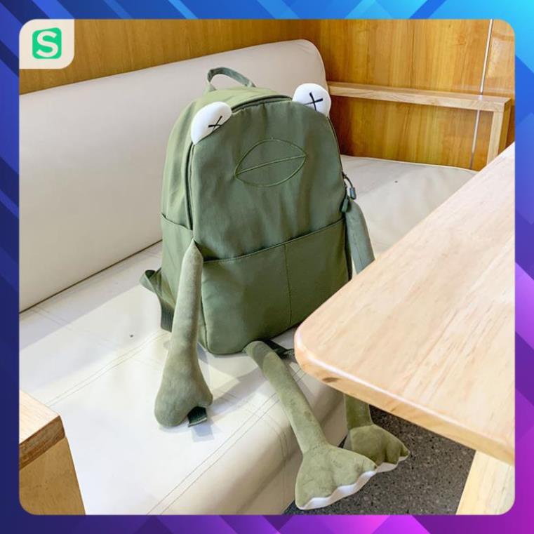 Ba Lô Đeo Vai Hình Chú Ếch Dễ Thương Đáng Yêu Cho Nữ