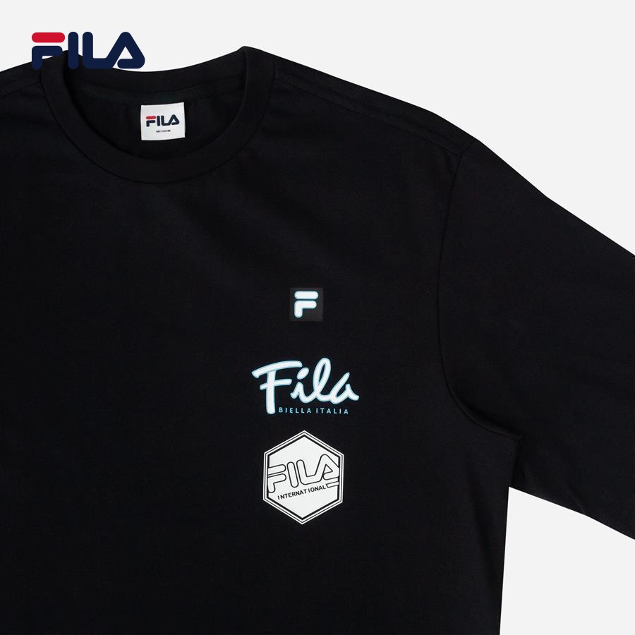 Áo thun tay ngắn thời trang unisex Fila - FW2RSE3015X-BLK