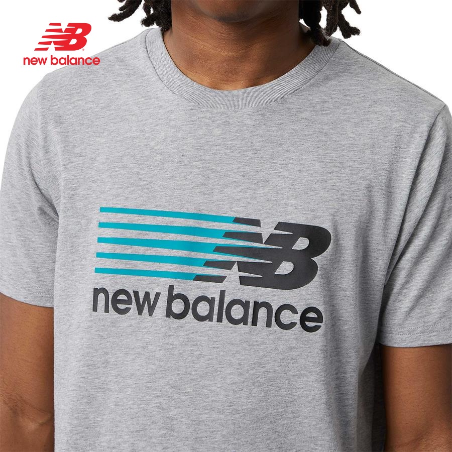 Áo thun thời trang nam New Balance T-SHIRT M ATHLETIC GREY - MT23904AG