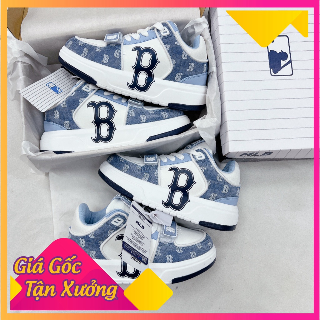 Giày MLB Chunky Liner 4màu, Giày MLB chunky quai dán nam nữ bản cao cấp full box