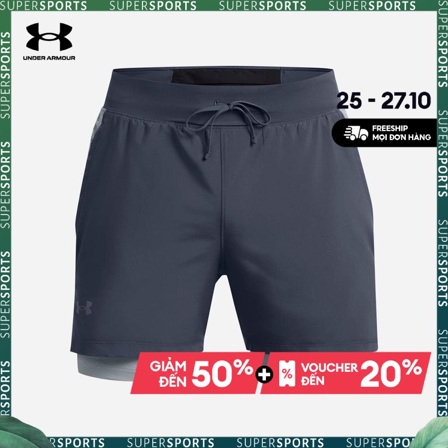 Quần ngắn thể thao nam Under Armour Launch Elite - 1376511-044