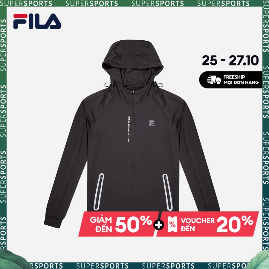 Áo khoác thời trang unisex Fila Regular Small Logo - FW2JKF1032M-BLK