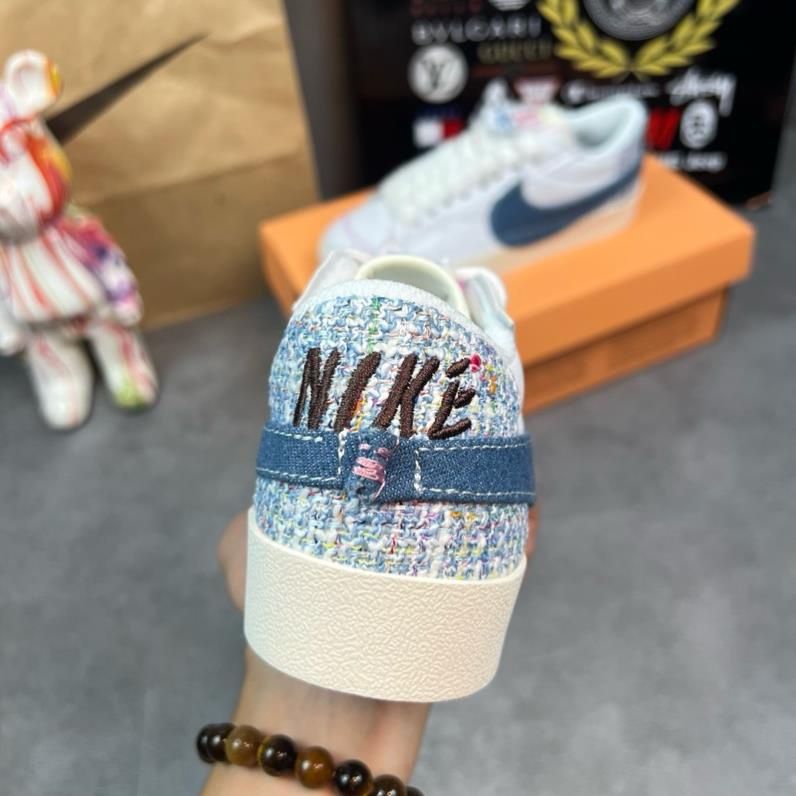 Giày thể thao Blazer Vải Jean Xanh giày blz jut do it blaze jut do it  blz xanh bò mới