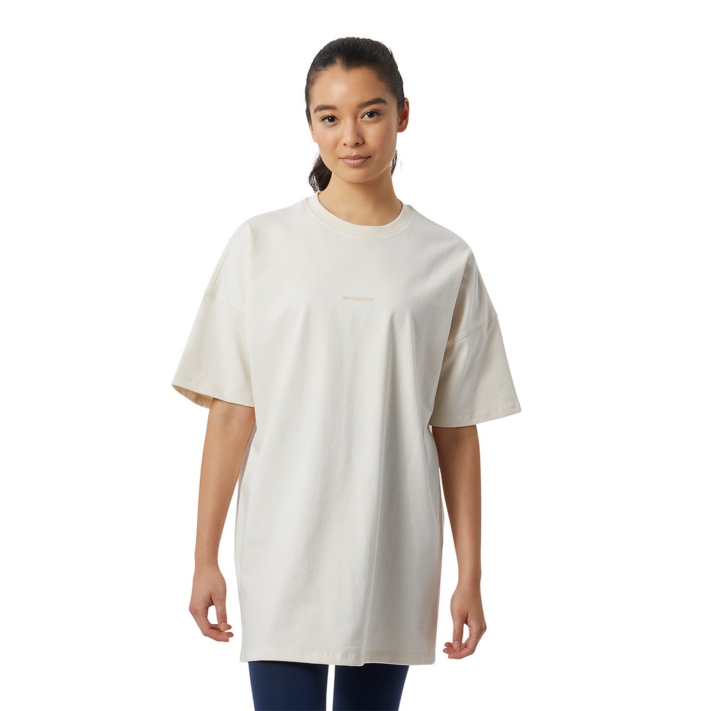 Áo thun thời trang nữ New Balance LIFESTYLE T-SHIRT W GREIGE - AWT23556GIE