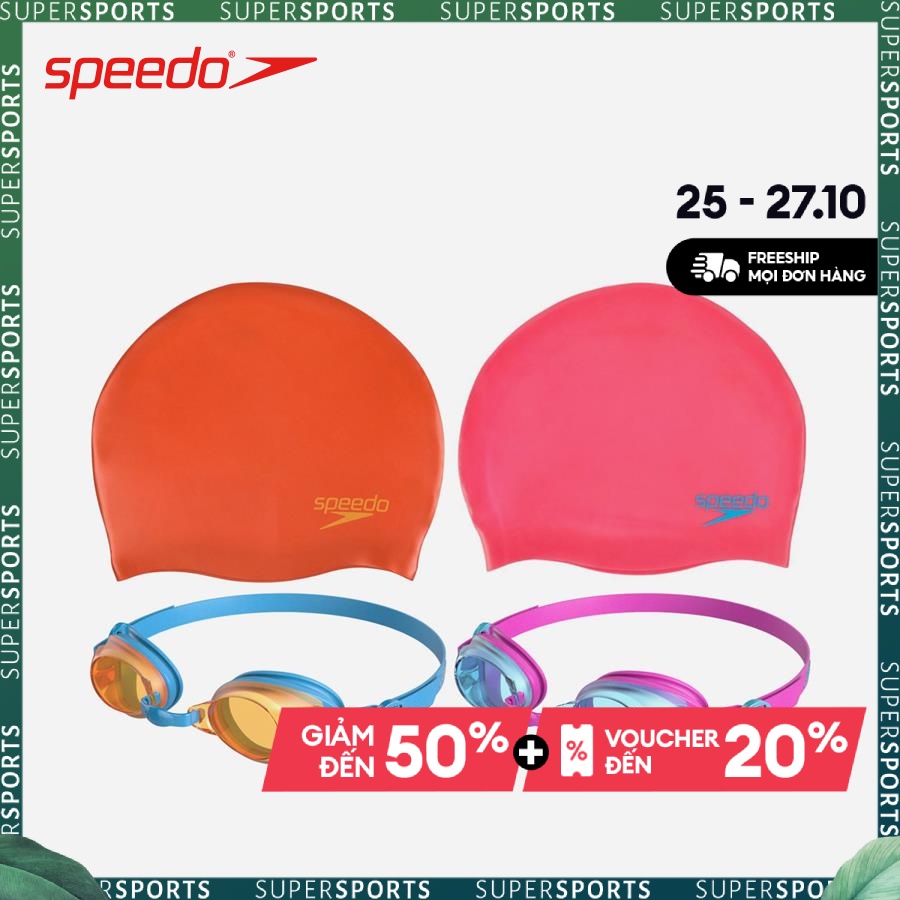 Set Kính Và Nón Bơi trẻ em Junior (6-14 tuổi) SPEEDO - 8-09302B996 (giao màu ngẫu nhiên)