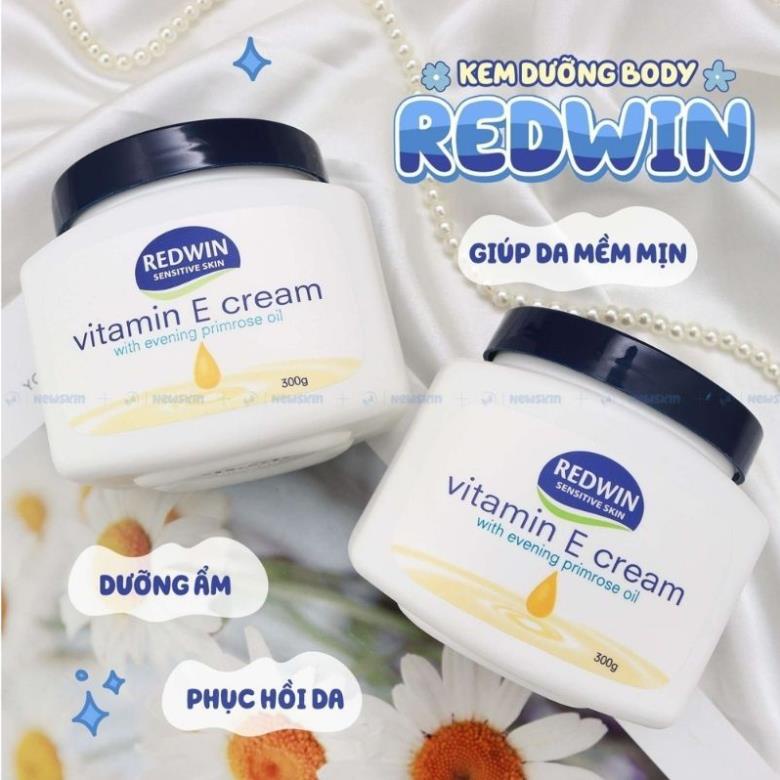 Kem dưỡng ẩm Vitamin E Úc,kem dưỡng ẩm da vitamin E Redwin Sentive Skin,dưỡng ẩm,trắng da me4conshop