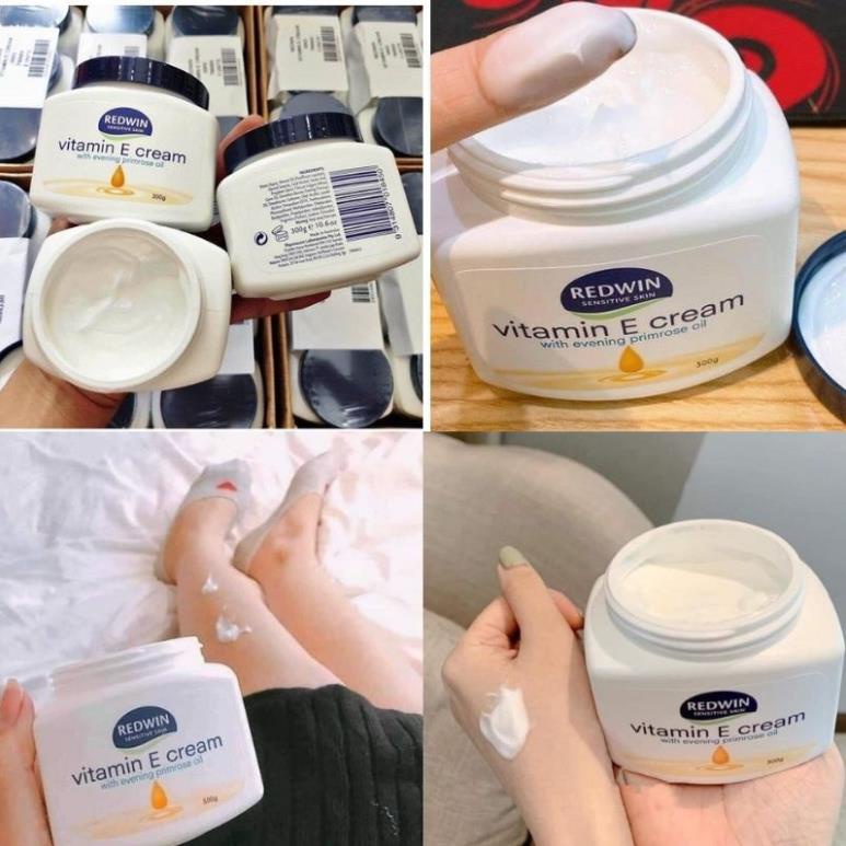 Kem dưỡng ẩm Vitamin E Úc,kem dưỡng ẩm da vitamin E Redwin Sentive Skin,dưỡng ẩm,trắng da me4conshop