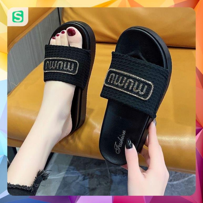 Dép Bánh Mỳ Nữ MUMU Độn Đế Siêu Hót Trends