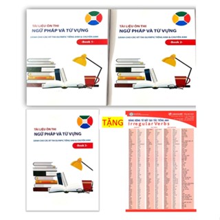 Sách - Tài liệu ôn thi ngữ pháp và từ vựng - dành cho các kỳ thi olympic tiếng anh và chuyên anh book 1 + 2 + 3 (PV)