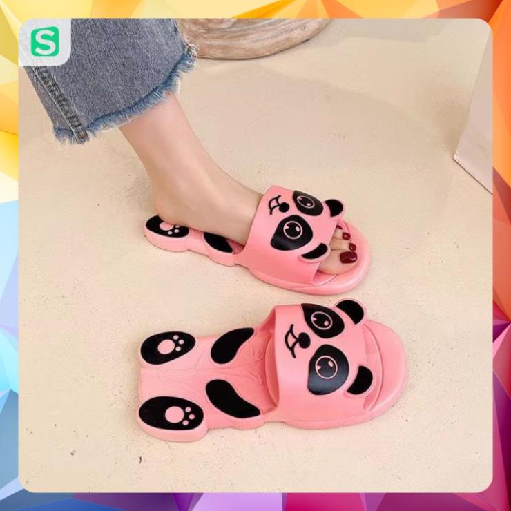 Dép nhựa đi trong nhà hình gấu trúc cute Dép Đi Trong Nhà Hình Gấu Trúc size 30-41