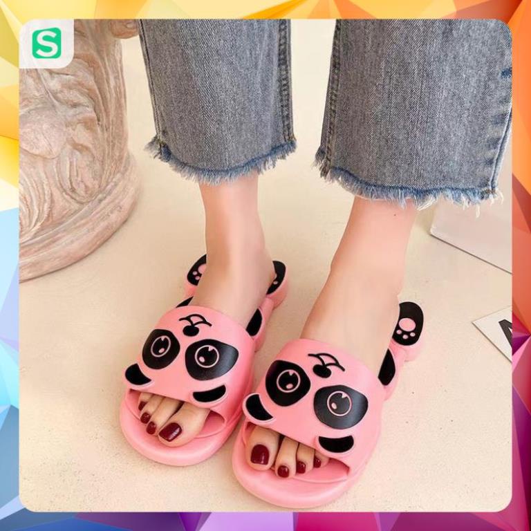 Dép nhựa đi trong nhà hình gấu trúc cute Dép Đi Trong Nhà Hình Gấu Trúc size 30-41
