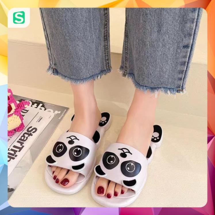 Dép nhựa đi trong nhà hình gấu trúc cute Dép Đi Trong Nhà Hình Gấu Trúc size 30-41