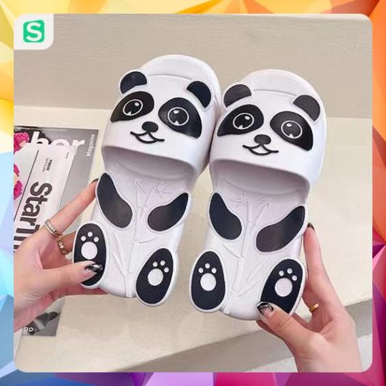 Dép nhựa đi trong nhà hình gấu trúc cute Dép Đi Trong Nhà Hình Gấu Trúc size 30-41