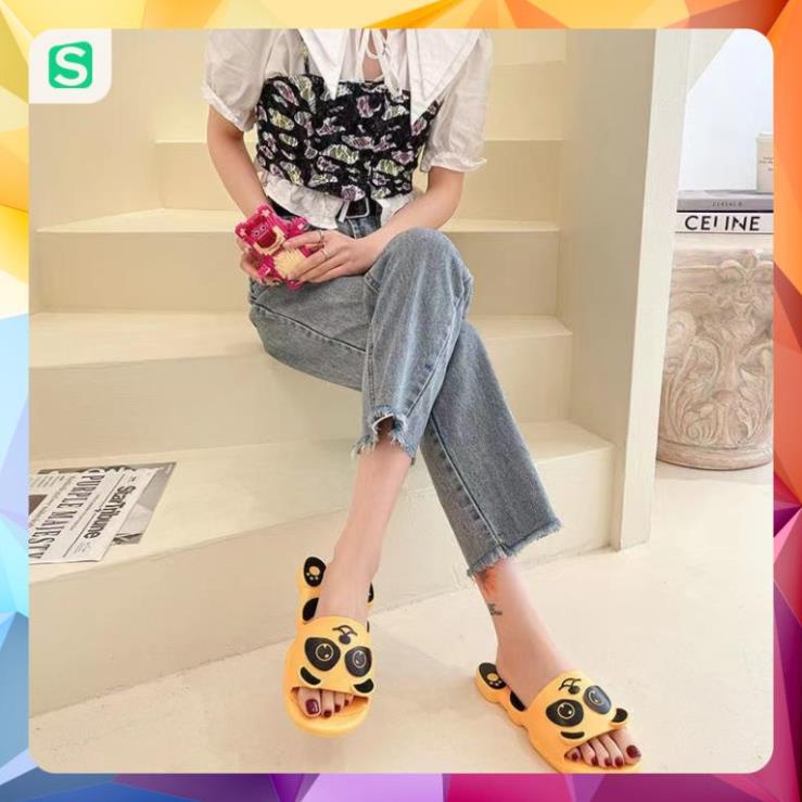 Dép nhựa đi trong nhà hình gấu trúc cute Dép Đi Trong Nhà Hình Gấu Trúc size 30-41